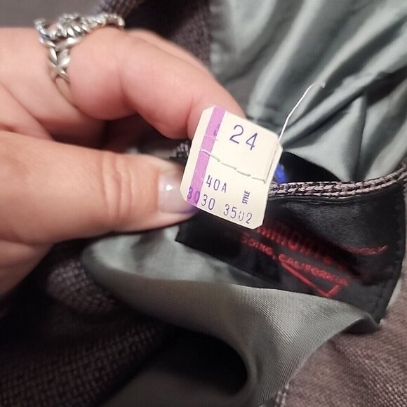 Vintage 60's Rock A Billy 2 Button Suit Jacket Girimonte's Exclusive - Picture 7 of 13